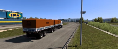 Scania 124 + trailer guerra 1.50