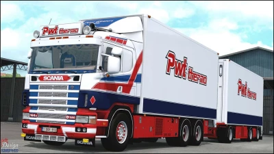 Scania 164G 580 + Trailer PWT thermo v9.0