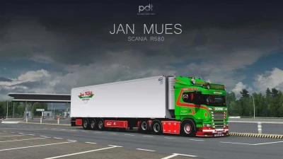 Scania R580 Jan Mues+Trailer v6.0 1.50