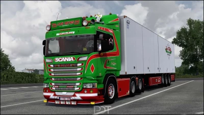 Scania R580 Jan Mues+Trailer v6.0 1.50