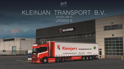 Scania R650 Kleinjan Transport B.V+Trailer v13.0