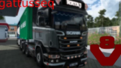 SCANIA V8 6-SERIES OPEN PIPE SOUND V2.0