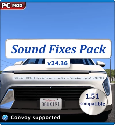 Sound Fixes Pack v24.36 for 1.51 open beta only