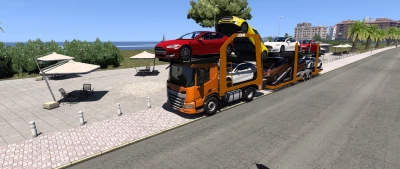 DAF XD + CAR TRANSPORTER v1.0