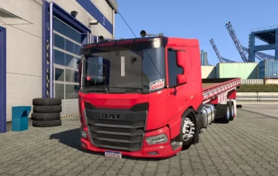 DAF XD NA CARROCERIA COM CARGA ANIMADA 1.51