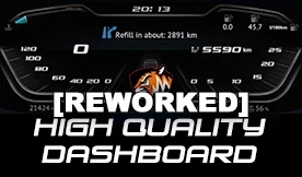 High Quality Dashboard – DAF 2021 XG & XG+ Blind Spot update v2.6.3