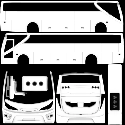 Hino Ak1J Capsul Body Bus Mod with Bd Skin 1.27 & 1.28