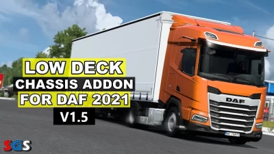 Low deck chassis addon for DAF 2021 by Sogard3 Fix v1.5