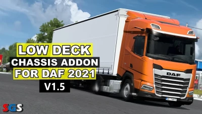 Low deck chassis addon for DAF 2021 by Sogard3 v1.5