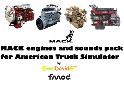 Mack engines and sounds pack v1.3 (ATS 1.50 – 1.51)