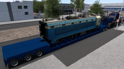 Multi AXLE FLATBED TRAILER 10 AXLES v2.1 ETS2 1.51