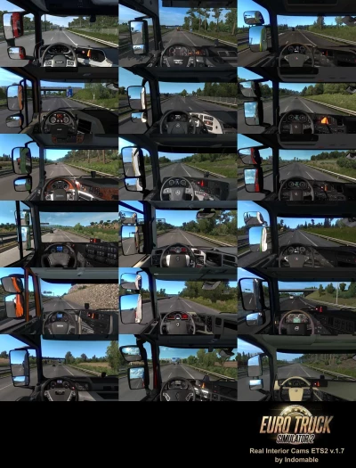 Real Interior Cams ETS2 v.1.8 by Indomable