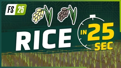 Rice Farming in Farming Simulator 25