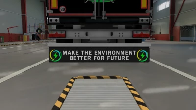 Save The Environment Better For Tomorrow TRAILER Skin and mudflap v1.0