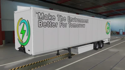 Save The Environment Better For Tomorrow TRAILER Skin and mudflap v1.0