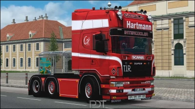 Scania 164L 580 4-series Hartmann+Trailer v4 1.50