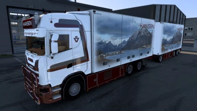 SCANIA S580 HANSEN + BUSSBYGG BDF TRAILER 1.51.x