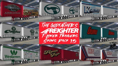 The Godfather's Freighter T Liner Trailer Skins Pack 15 v1.0