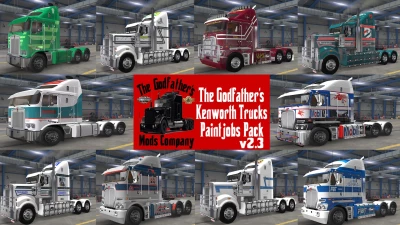 The Godfather's Kenworth Trucks Skins Pack v2.3