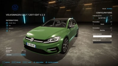 Volkswagen Golf VII 2017 v2.3.0.0