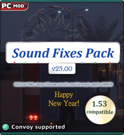 ATS Sound Fixes Pack v25.00