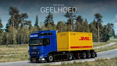 Daf XF106 480 Gebroeders Geelhoed + Trailer v7.0