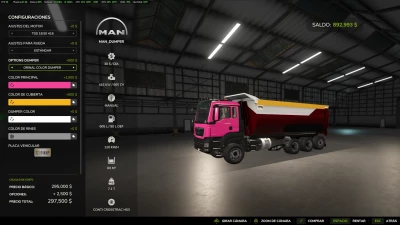 FS25 TGSMan Dumper v1.0.1.0