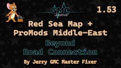 Red Sea Map + Beyond - ProMods Middle East Road Connection v1.0 1.53