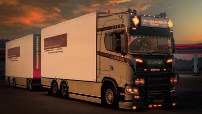 Scania NG S580 V8 Thermo Line Tandem + Trailer v1.0 1.53