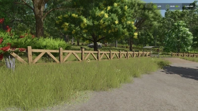 Small Cow Pasture with Wooden Fences AUTOWATER v1.0.0.1