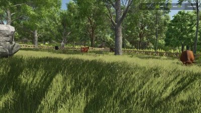 Small Cow Pasture with Wooden Fences AUTOWATER v1.0.0.1