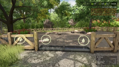 Small Pig Pasture with Wooden Fence AUTOWATER v1.0.0.0