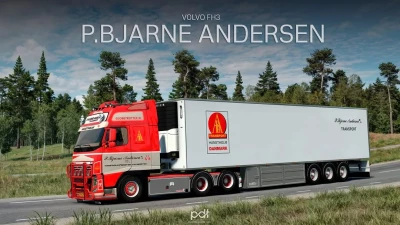 Volvo FH3 P.Bjarne Andersen + Trailer v1.0 1.53