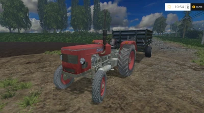 ZETOR 5511 2WD OLD UR1 RED MEGA HIT CZECH V1.1