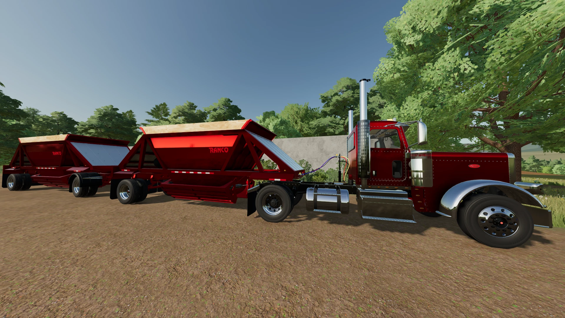 Peterbilt389-Ranco Bottom Dumps