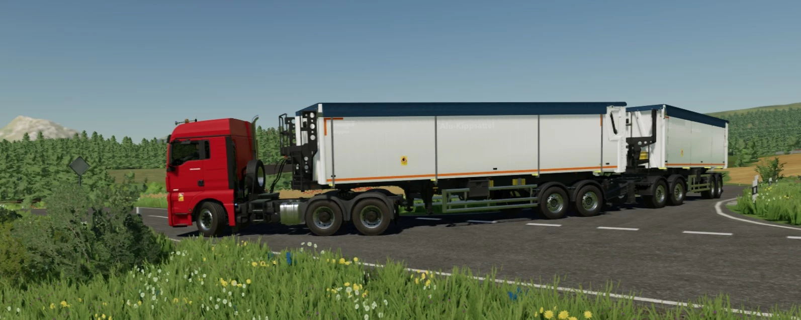 MAN TGX 640cv 6x4  / Krampe SKS II