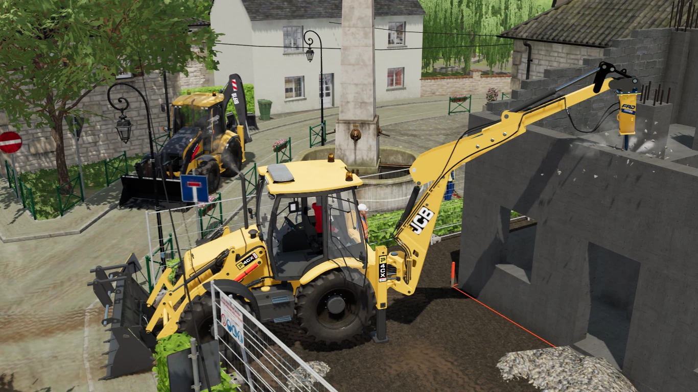 JCB CX4 and Volvo BL61