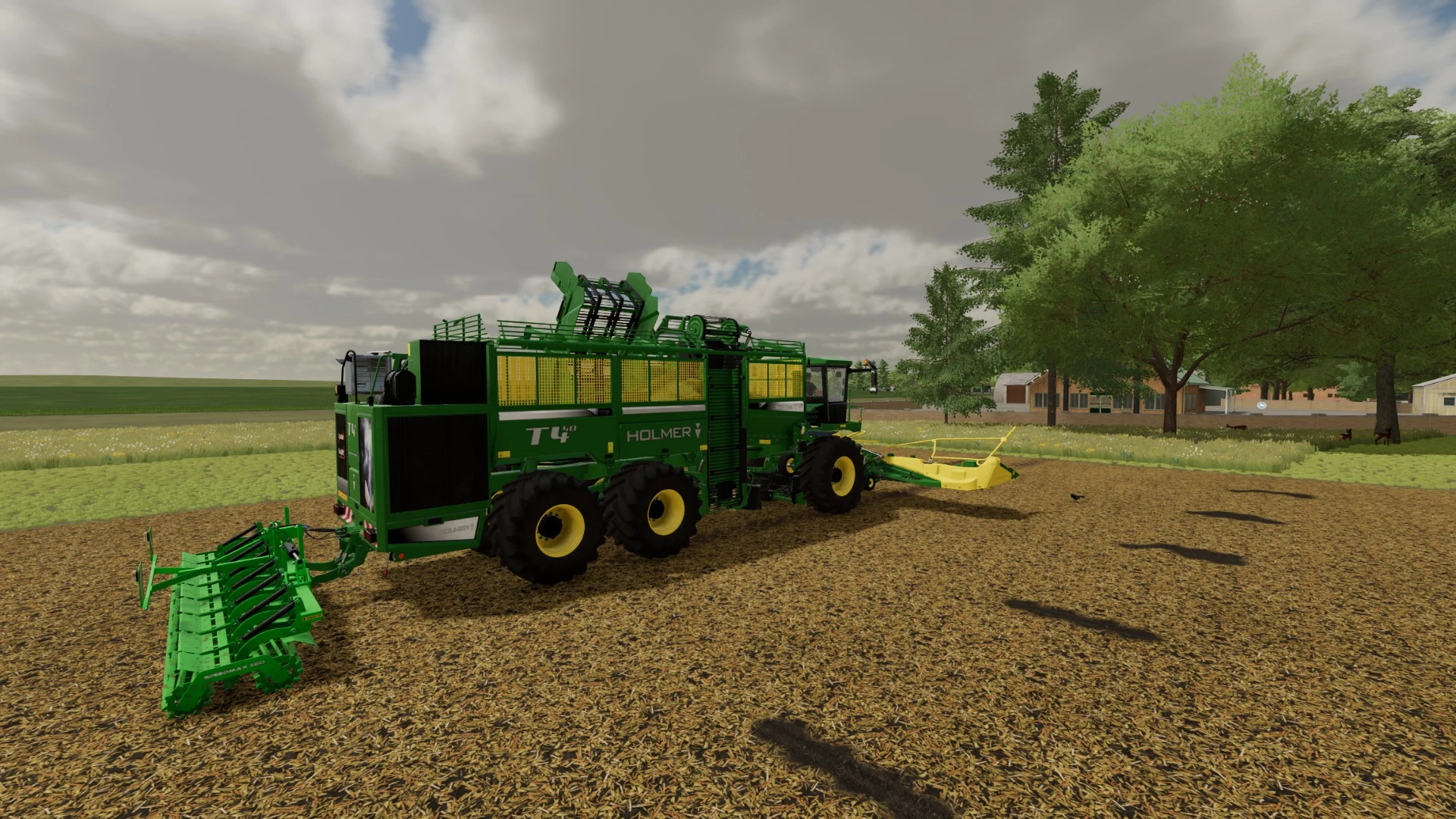 FS 22 : Ensilage + Broyage simultané (50m)