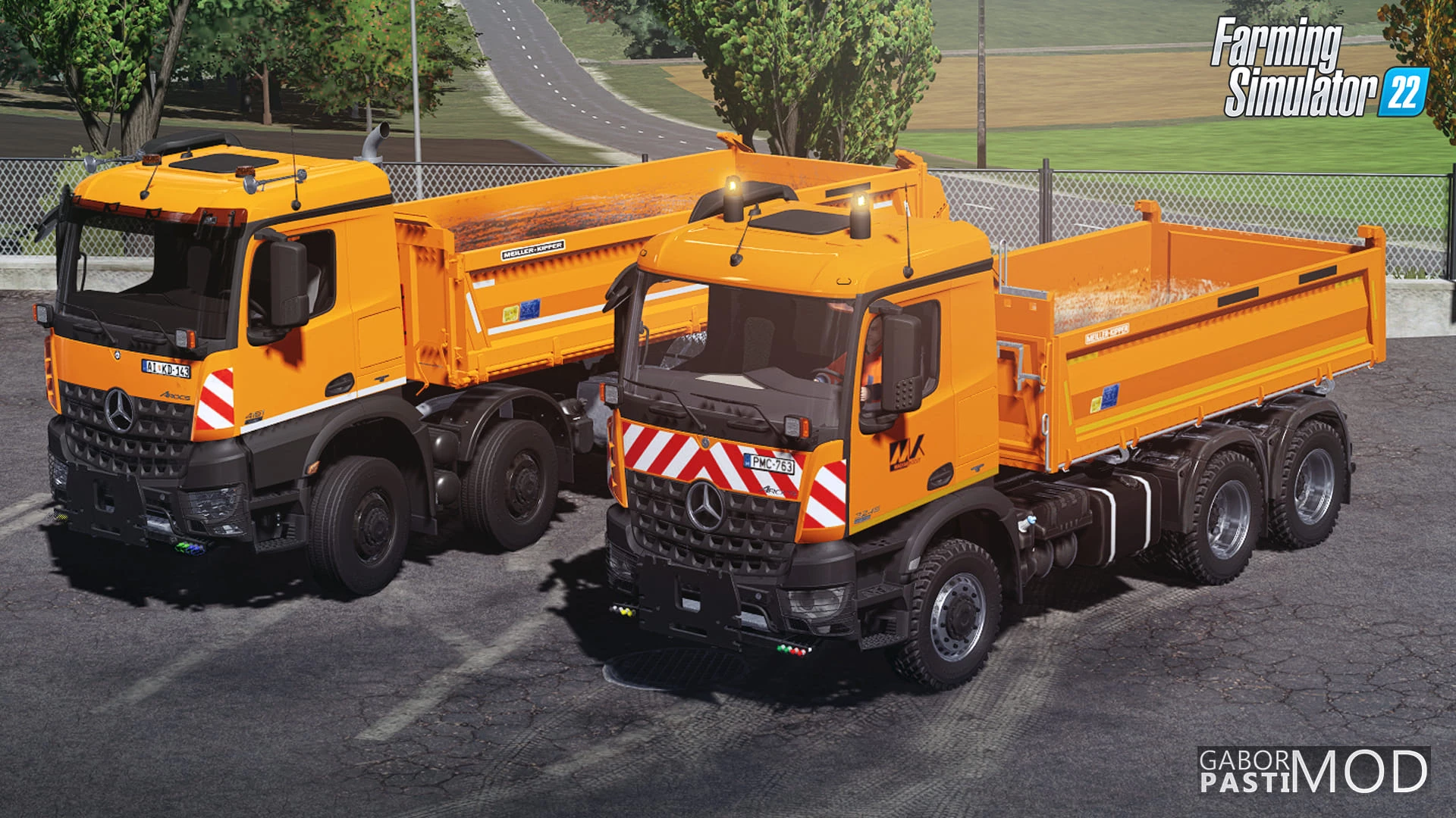 3-axles Mercedes-Benz Arocs Tipper