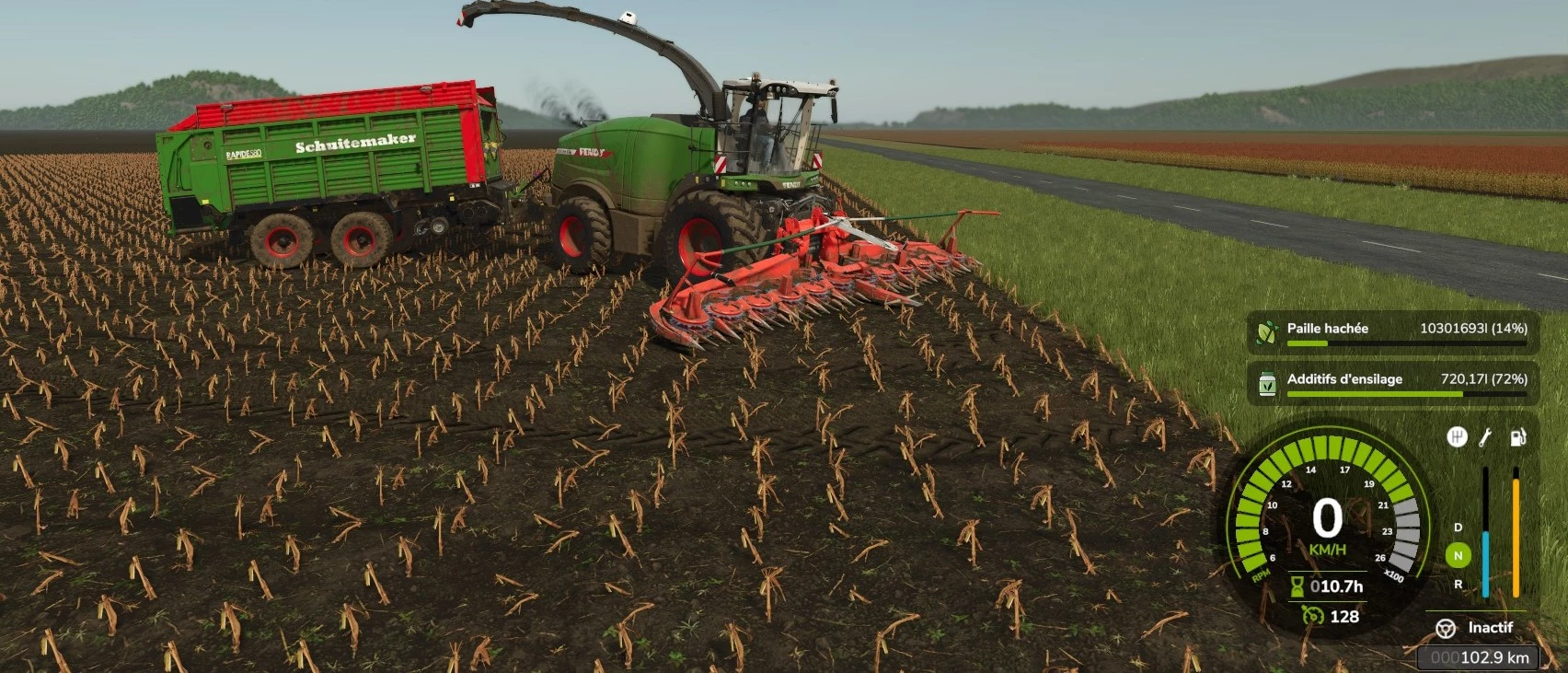 Bonne récolte sur 90 hectares