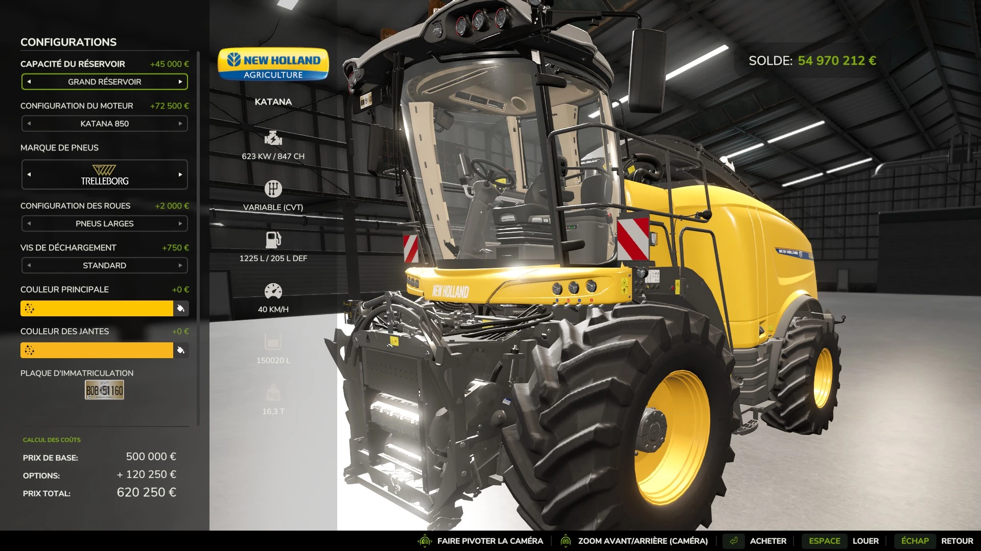 New Holland Katana with tank for FS25